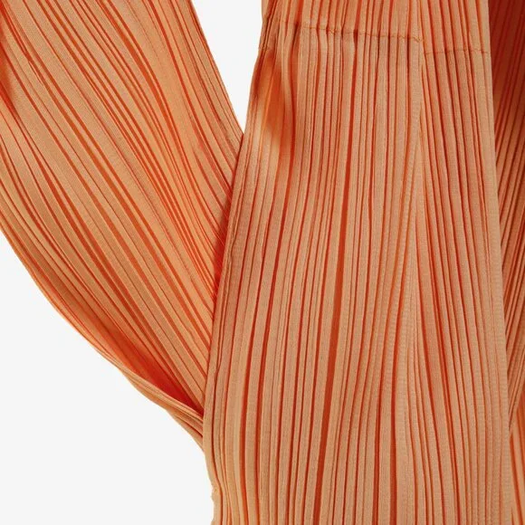 Issey Miyake Pleats Please Light Coral Orange Jacket
